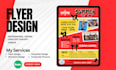 design professional flyer, brochure, or poster for your business or event