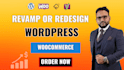 revamp, redesign and improve your wordpress website