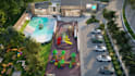 design 2d site plan, masterplan and 3d landscape rendering