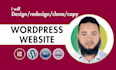 design, redesign, clone copy, revamp wordpress website, ecommerce website design