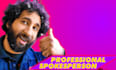 be a professional laid back male video communicator