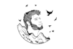 draw black and white illustrations