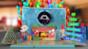 create animated 2025 christmas, new year video