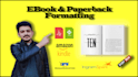 do book formatting and layout design for print and ebook, book typesetting