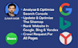 setup and optimize your website webmaster account