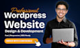 do web design, redesign, build or develop your wordpress website
