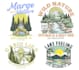 create vintage outdoor illustrations for your t shirt brand
