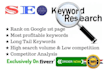 do professional keyword research to improve website ranking