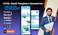 prepare HTML email template newsletter