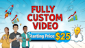 make a custom whiteboard animation doodle explainer video