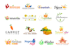 design food or juice business logo