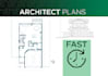 draw fast architectural autocad floor plans and elevations