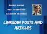write optimized linkedin content with a custom strategy
