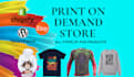 design redesign print on demand pod shopify store website