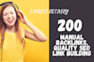 do SEO backlinks white hat manual link building