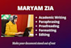 provide efficient proofreading and editing