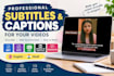 add synced subtitles or captions to your video