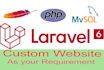 fix, install and develop PHP laravel websites