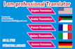professionally translate all international languages