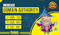 increase domain rating DR ahrefs domain authority moz da tf
