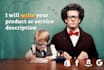 write your product or service descriptions