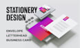 create letterhead design, business card design, envelope design