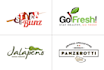 do unique resturant and food logo design