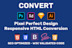 convert figma to responsive html bootstrap website