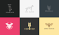 design clever geometric animal logo
