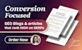 be your blog writer, SEO website content writer, and website copywriter