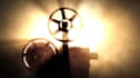 make film projector logo intro in 4k