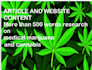 write awesome well researched cannabis content