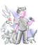 draw you in a pokemon ken sugimori style