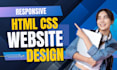 create a responsive HTML CSS bootstrap website design