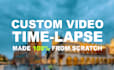 create a 4k time lapse and hyper lapse from still photos