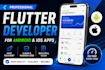 be your flutter developer for android and IOS apps