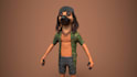 stylized 3d game character modeling, rigging, animation