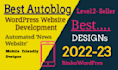 create wordpress website and a blog