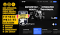 build a website for personal trainer, fitness trainer, coach, yoga, gym website
