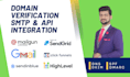 verify sendgrid domain sender authentication SMTP API integration