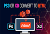 convert psd, xd, jpg, png, pdf to HTML responsive design