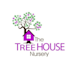 design fascinating tree house nursery logo