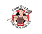 draw an excellent pool store logo