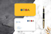 design professional minimalist logo design business card or stationery branding