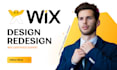create wix website design and redesign, expert wix developer