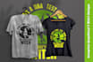 do trendy, lettering, simple text based t shirt design