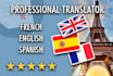 translate french, english and spanish