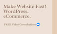 speed up your wordpress site, ecommerce, blog, woocommerce website, elementor