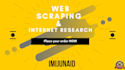 do internet search, data mining, web scraping, research