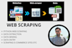 do web scraping, data mining, data extraction